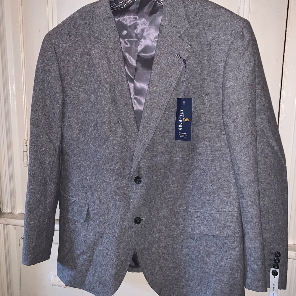 Never worn grey suit jacket